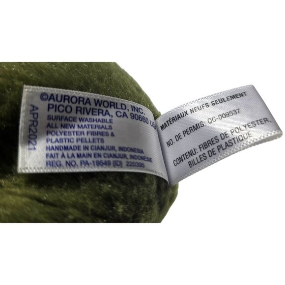 Aurora Smiling Avocado Plush Toy stuffed animal anthropomorphic food vegetable - Picture 4 of 5